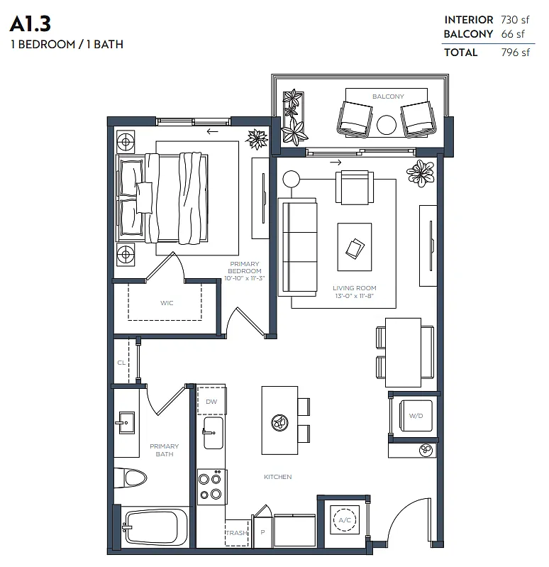 Floor plan A1-3