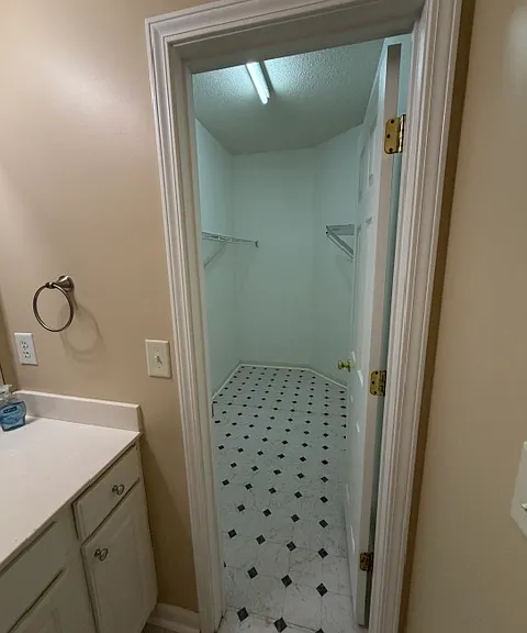 Downstairs Master Bathroom Walk-in Closet