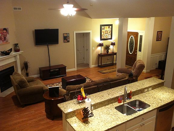 Kitchen and Family Room