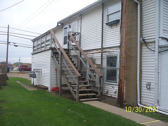Stairway to second floor, there is another on the south end of the building.