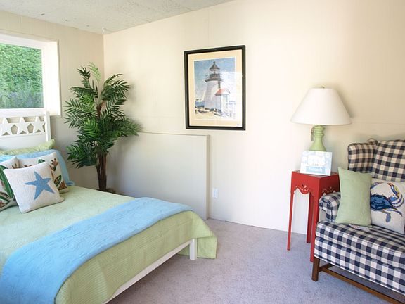 Bedroom #2 is very large with attached playroom - sitting area - office