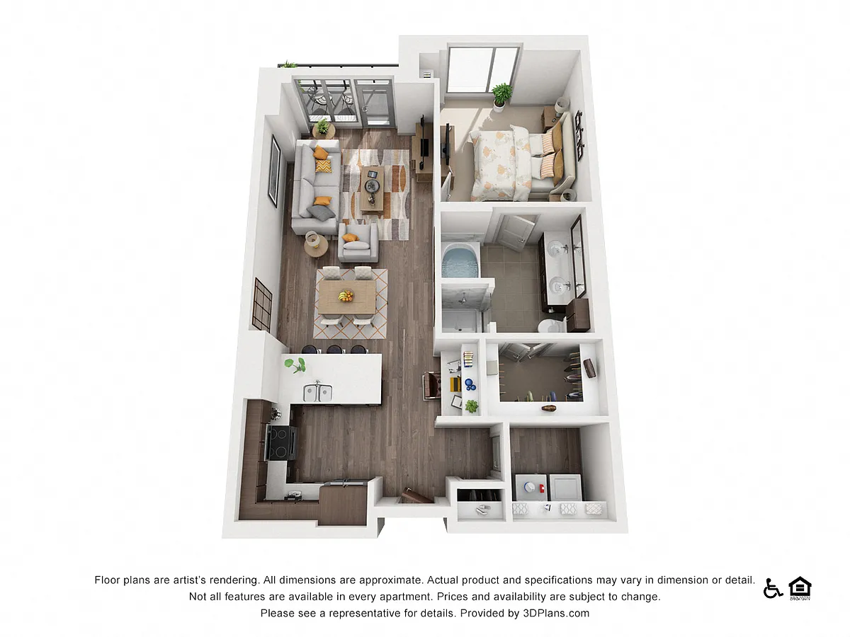 Floor plan 1P