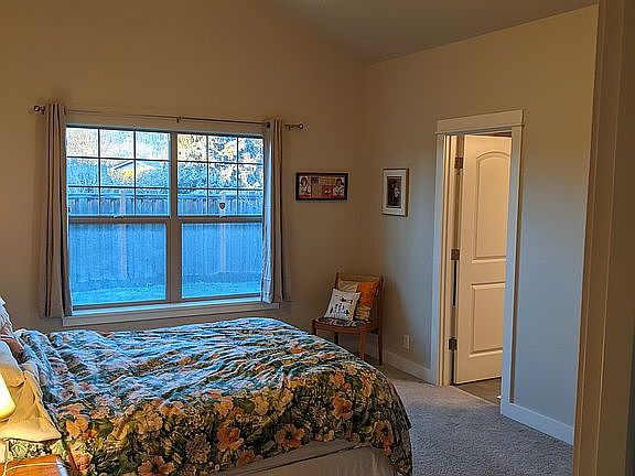 Vaulted master bedroom
