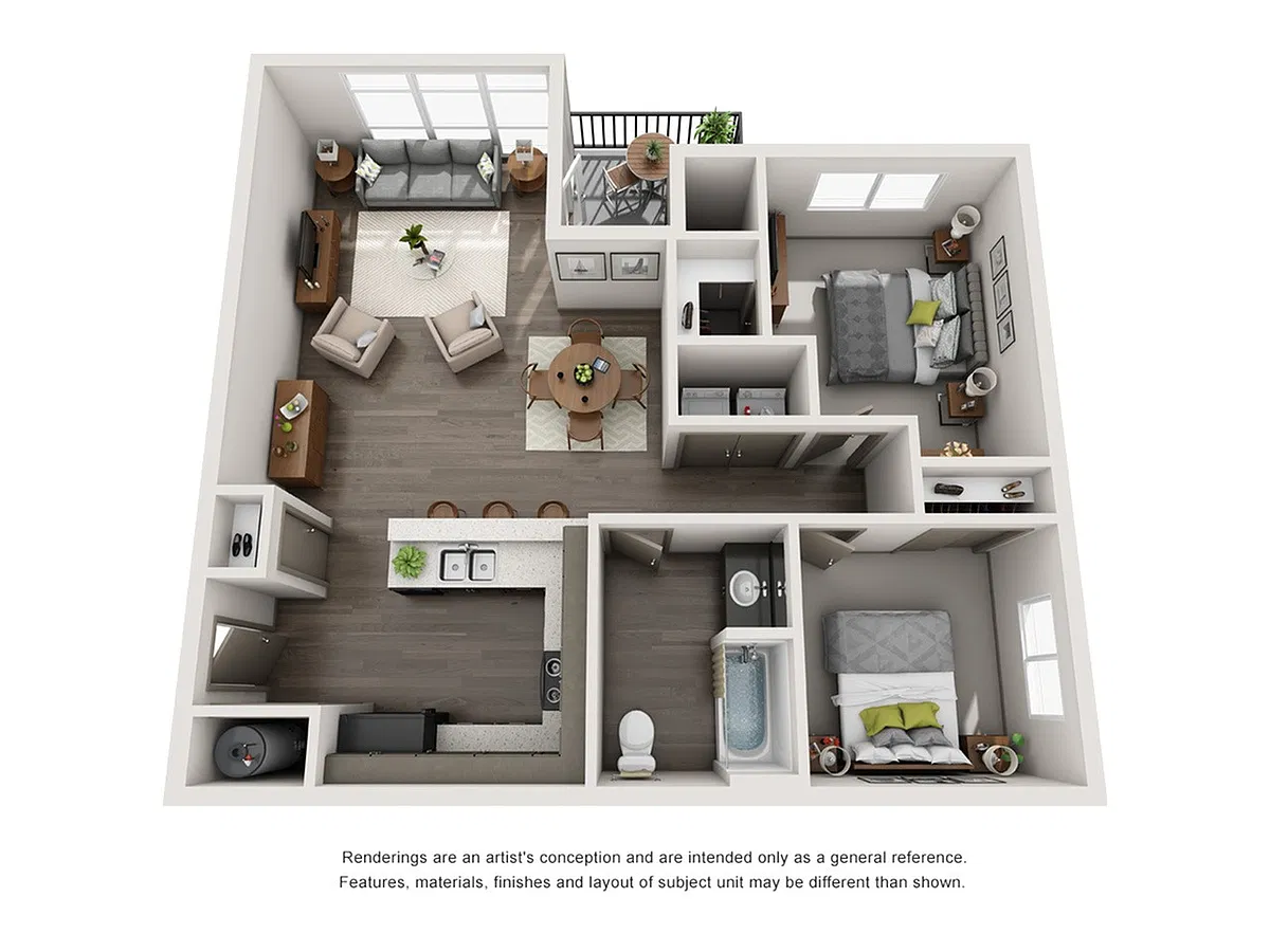 Floor plan Baker