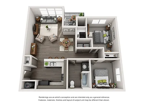 Floor plan Baker