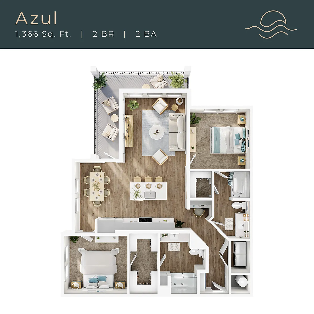 Floor plan Azul
