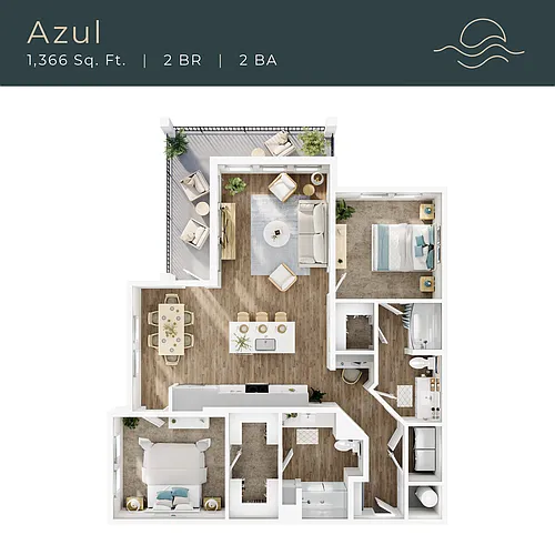 Floor plan Azul