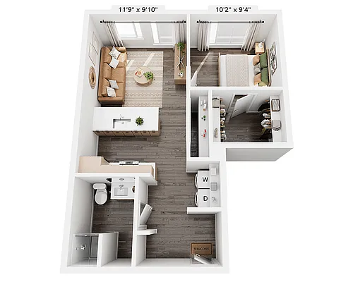 Floor plan Plan A1G