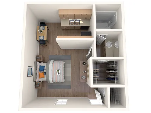 Floor plan Studio