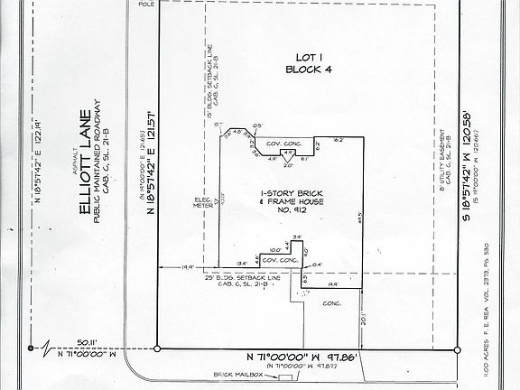 Lot dimensions