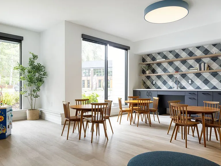 Playroom with kitchenette