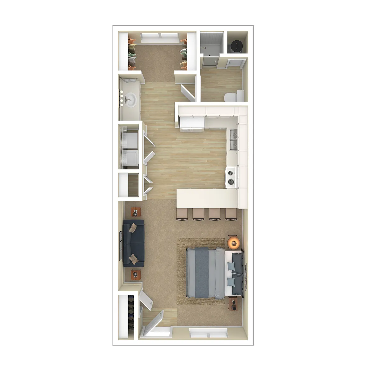 Floor plan Studio-R