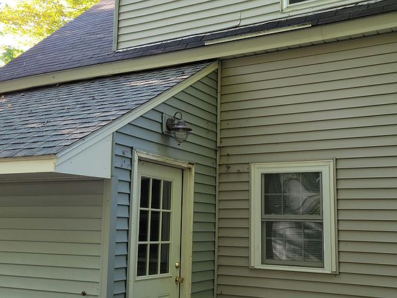 Entry to building and mud room
