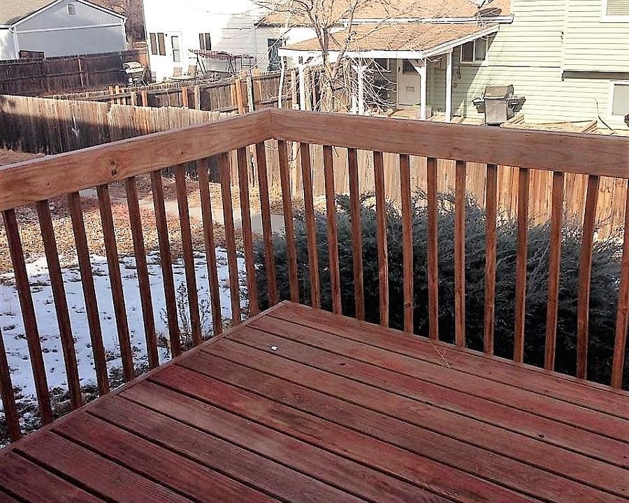 Rear deck