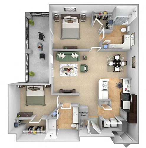 Floor plan B2