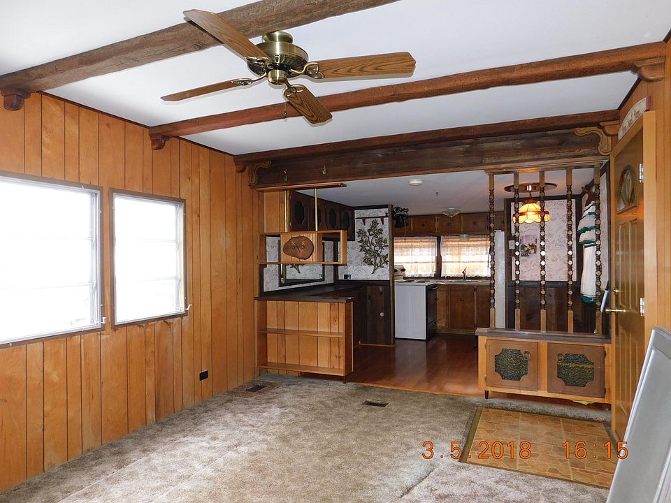 View from Family Room into Kitchen