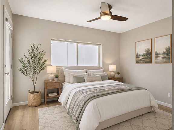 Bedroom with direct balcony access