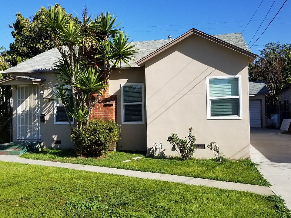 The front of the house.
