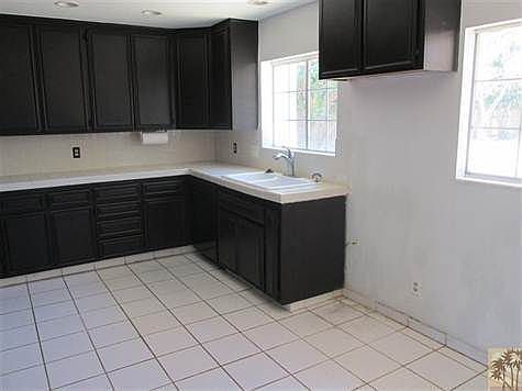 Kitchen with tile counters