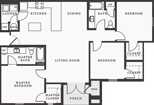 Floor plan The St. Mary