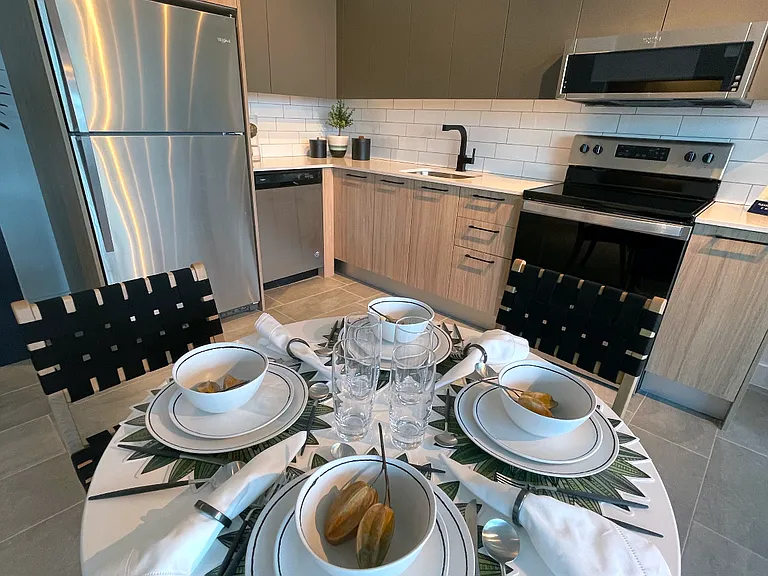 State-Of-The-Art Appliances & Beautiful Kitchen Cabinets | Grand Station | Downtown Miami