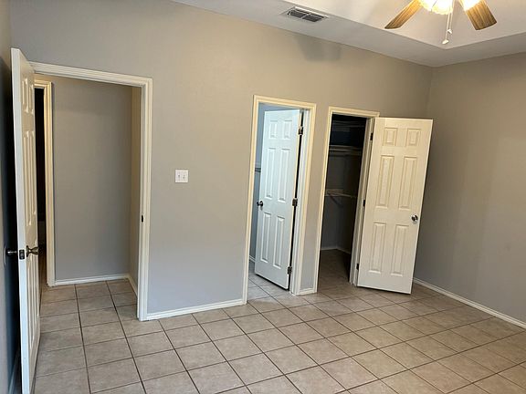 Master Bedroom with walk-in closet and Master Bathroom.