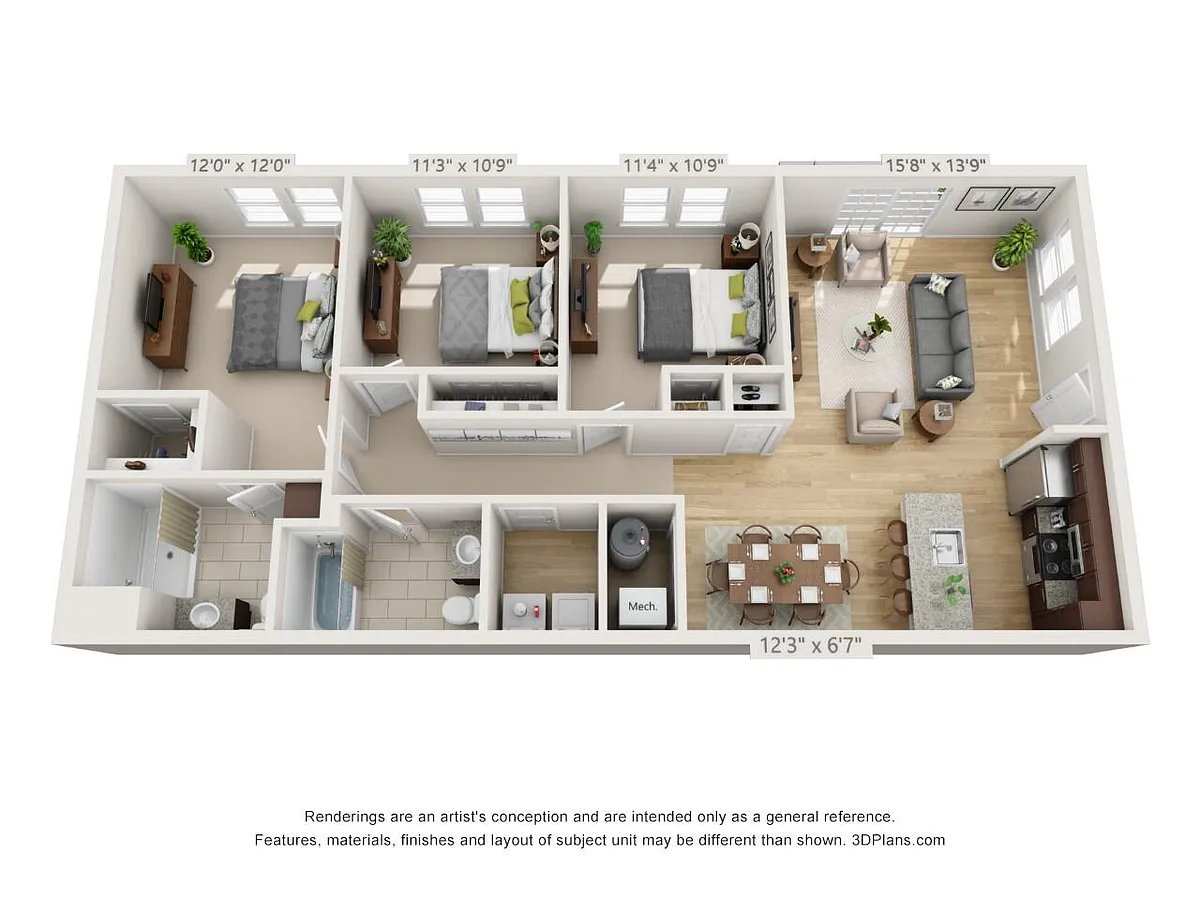 Floor plan 104