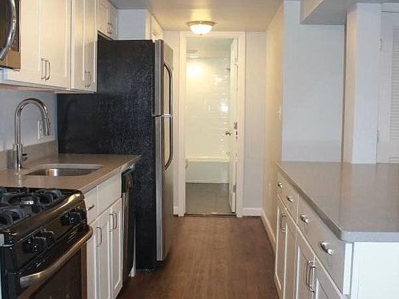 Gas stove, disposal, dishwasher, and fridge