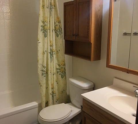 Updated bathroom; immaculate tub; newer cabinets. 