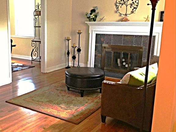 Refinished hardwood floors