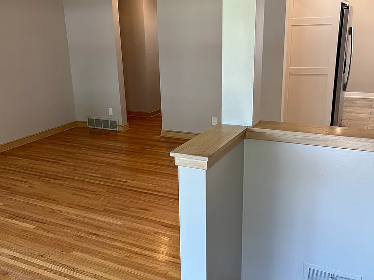View into living room from front door