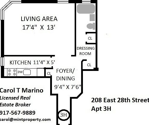 2nd image of 208 E 28th St APT 3H