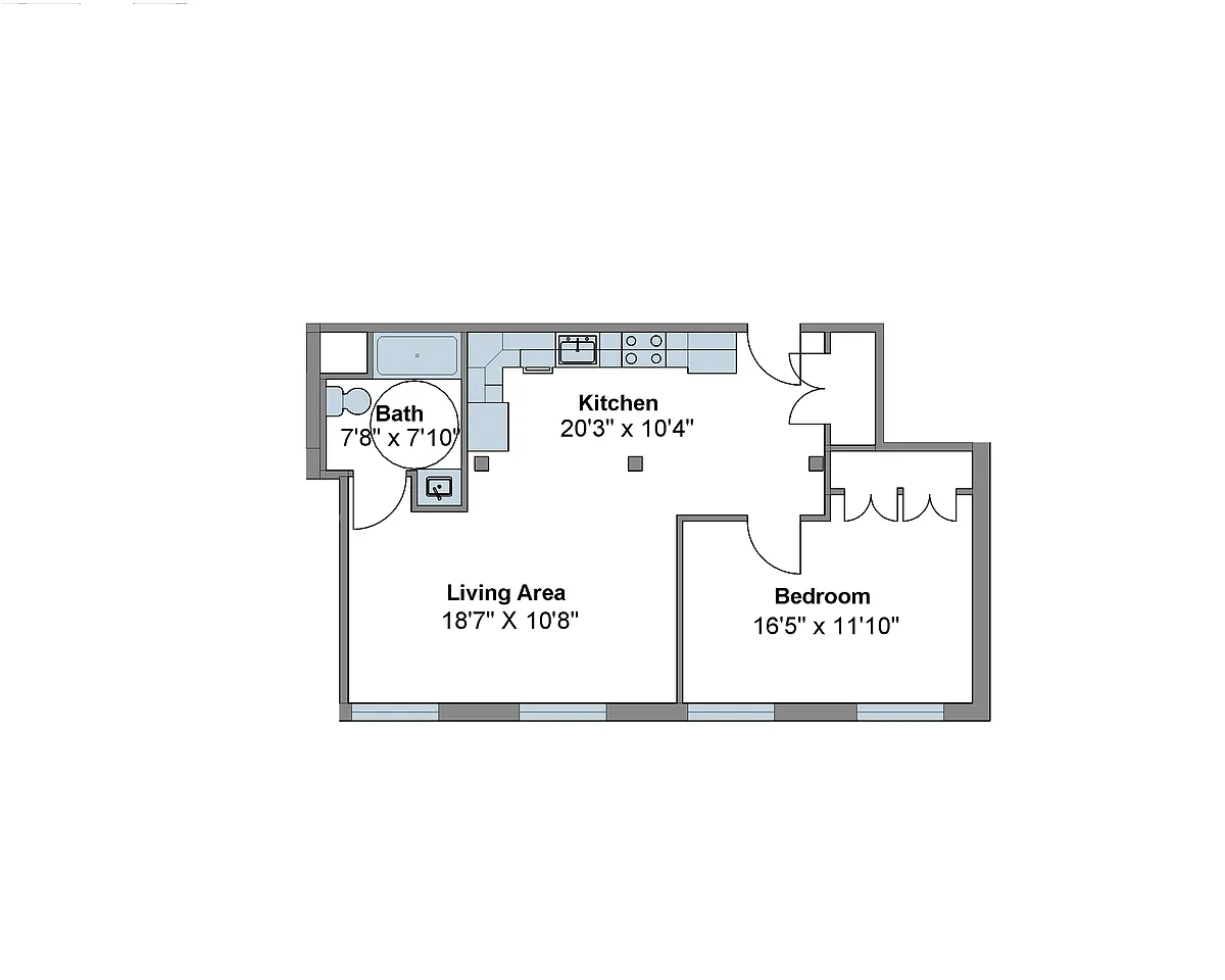 Floor plan C101