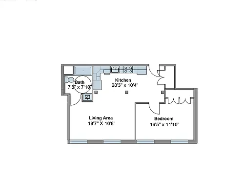 Floor plan C101