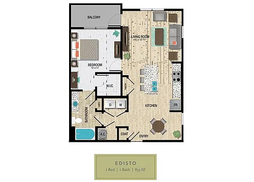 Floor plan Edisto