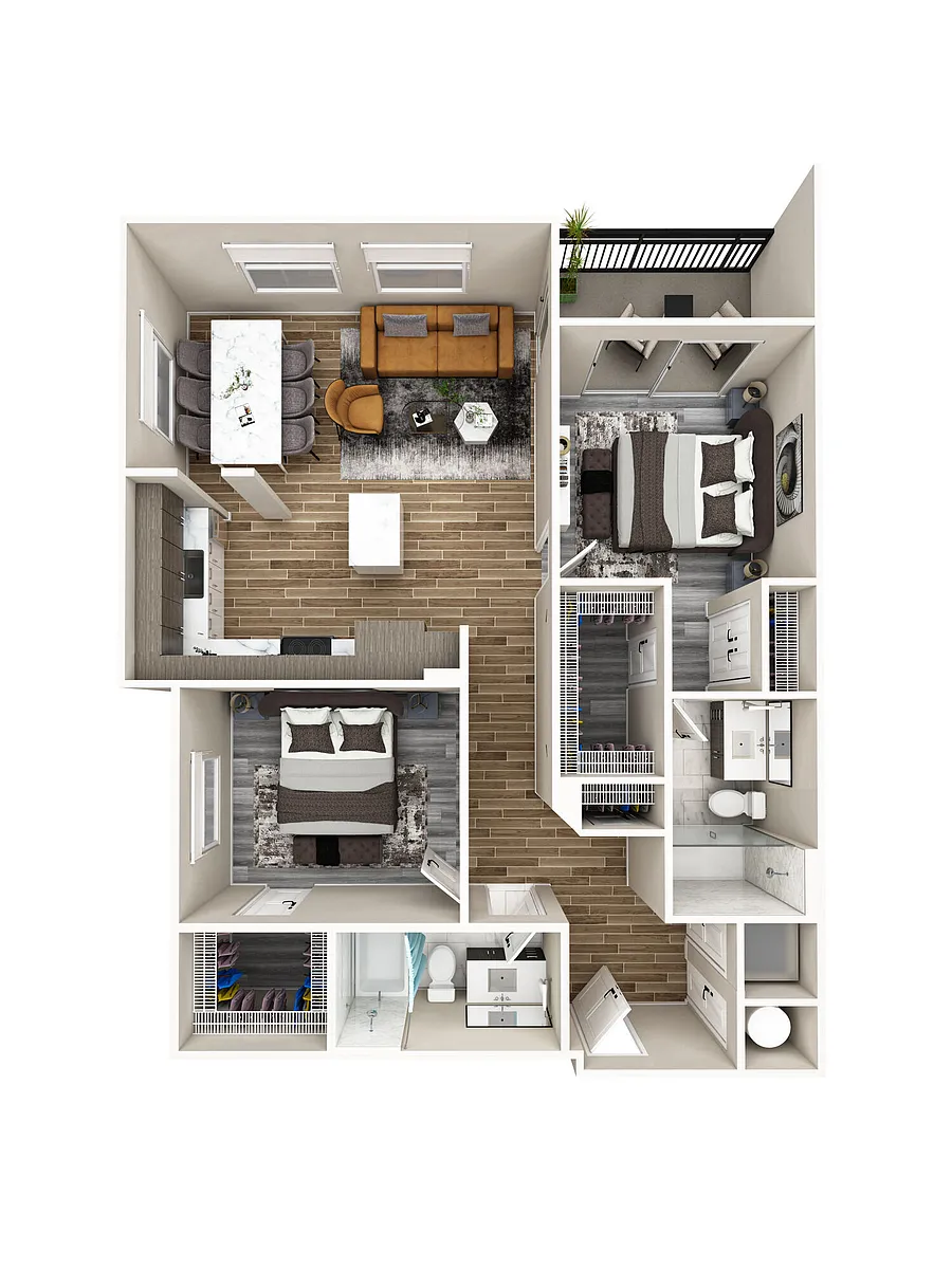 Floor plan B6