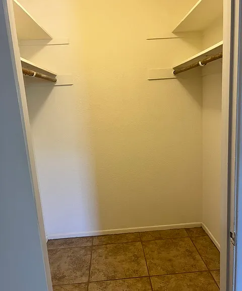 walk in closet in bedroom 2