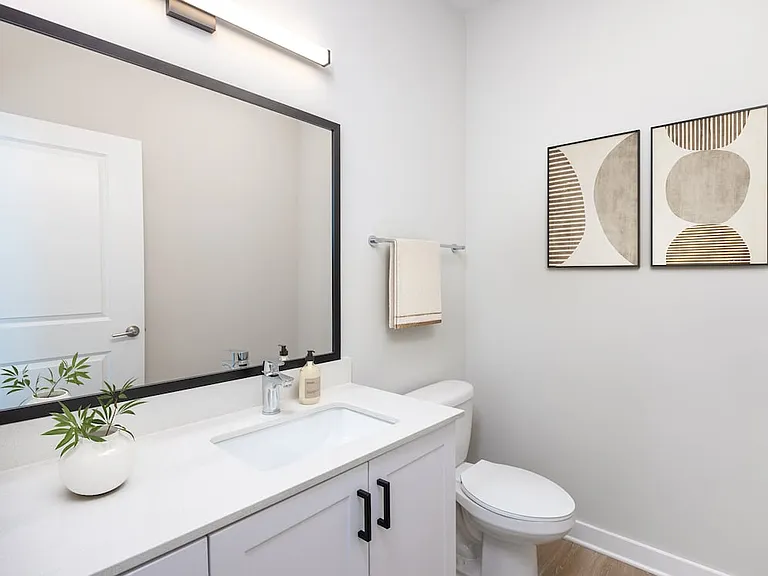 Townhome half bath