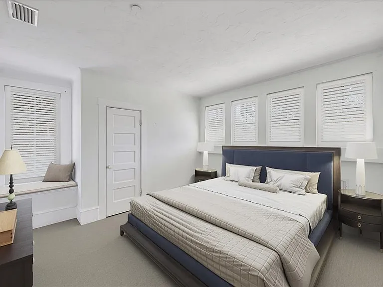 Bedroom 3 Upstairs on 2nd Floor with Rendered Furniture