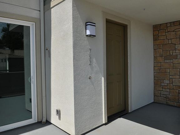 Entry with front patio