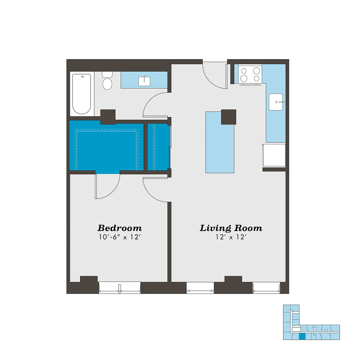 Floor plan suthm-1bD