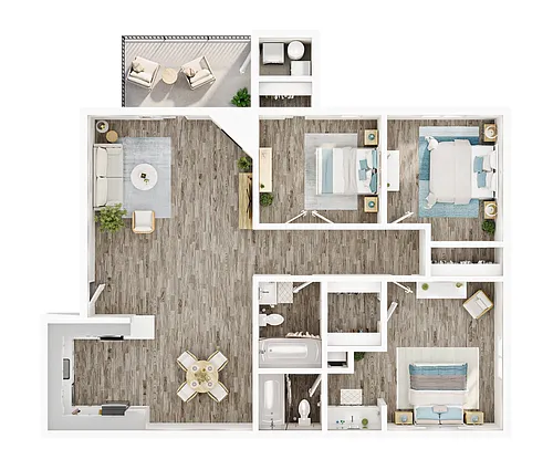 Floor plan 3A