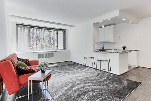 living room - kitchen