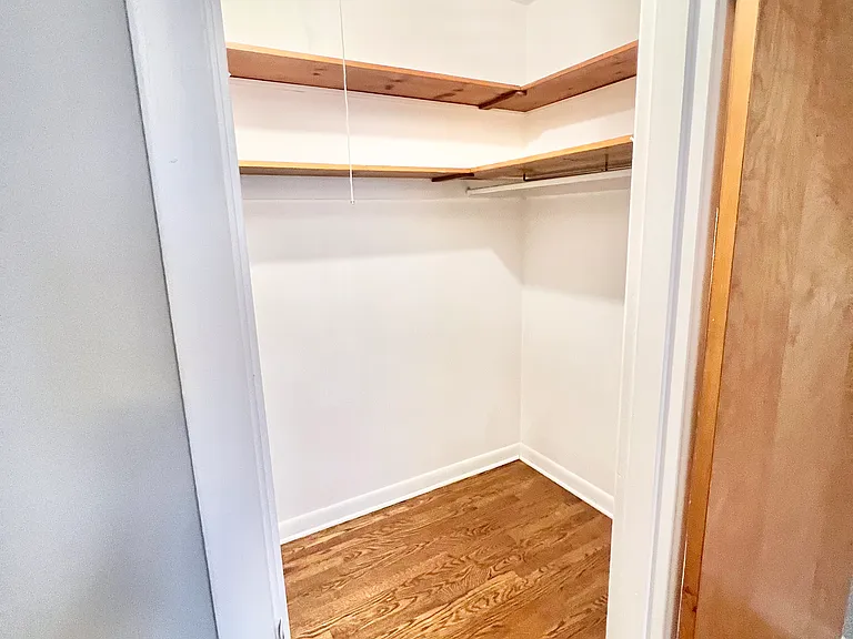 Bedroom closet view