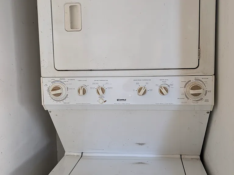 washer and dryer with utility sink