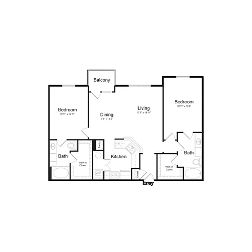 Floor plan B3