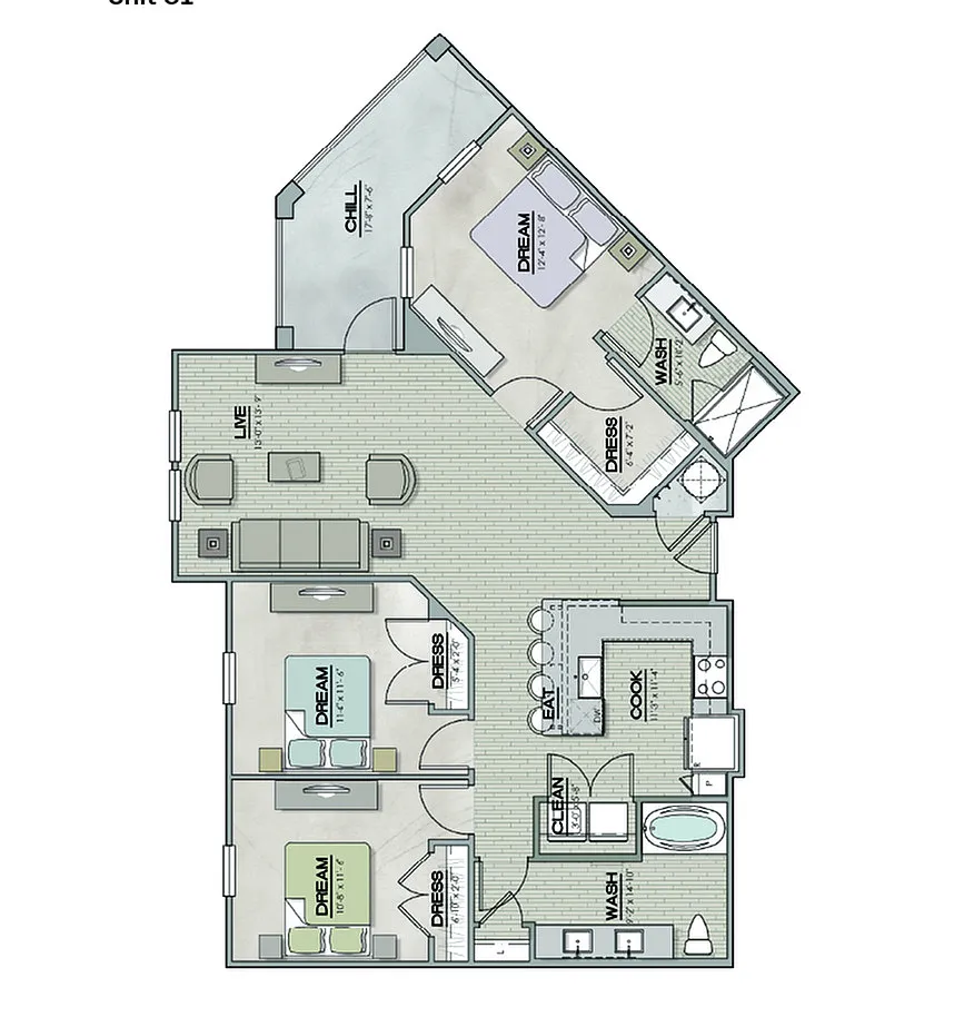 Floor plan C1
