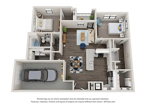 Floor plan B2-G