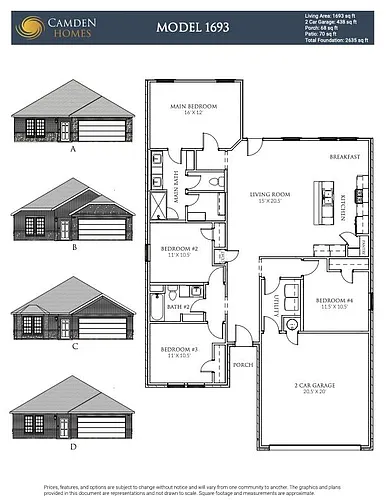 Floor plan 2869 Tenneha Ave