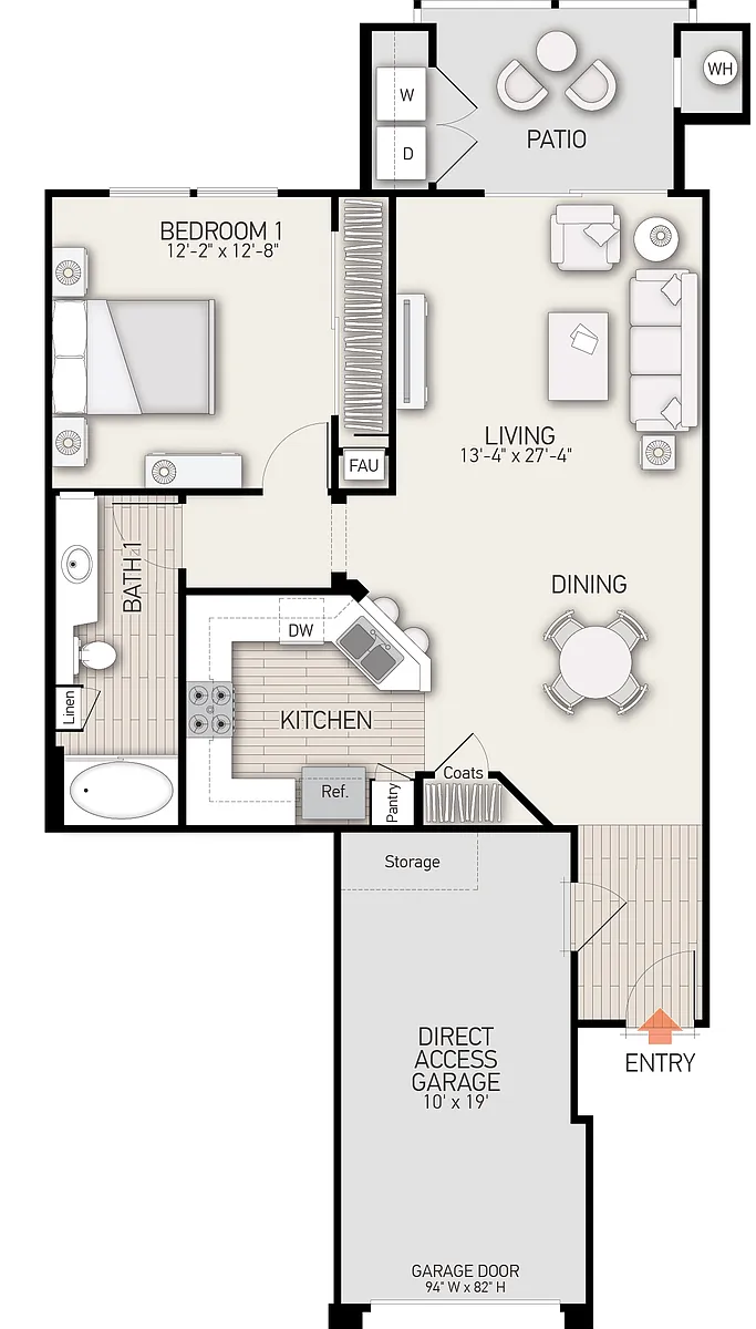 Floor plan Plan E
